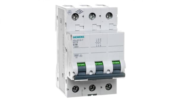 Afbryder 3P C 16A 6kA AC 5SL6316-7