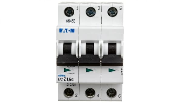Säkring 3P Z 1,6A 10kA AC FAZ Z1,6/3 278920