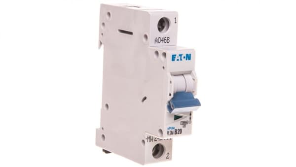Afbryder 1P B 20A 10kA AC PLSM-B20-MW 242181