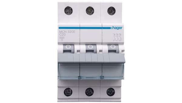 Säkring 3P C 20A 6kA AC MCN320E