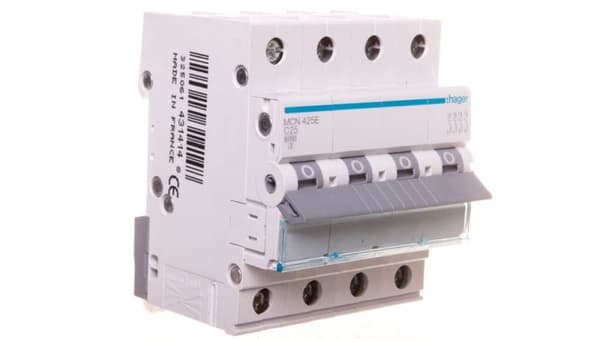 Säkring 4P C 25A 6kA AC MCN425E