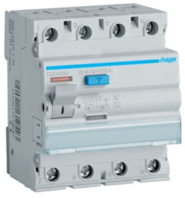 4P 25A 0.03A differentiaalikytkimen tyyppi AC CDC425J
