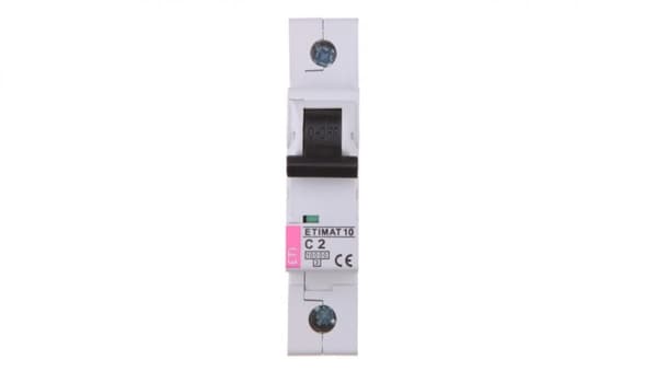 Afbryder 1P C 2A 10kA AC ETIMAT10 002131708