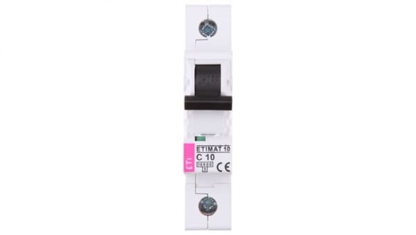 Afbryder 1P C 10A 10kA AC ETIMAT10 002131714