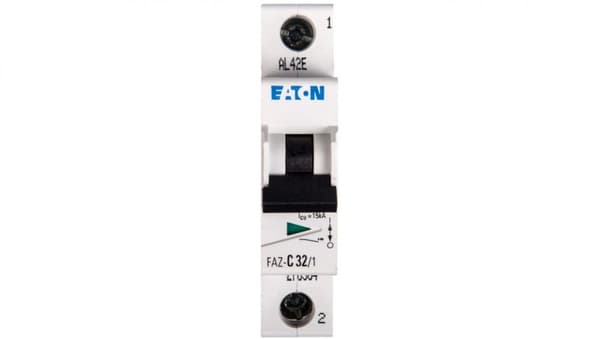 Afbryder 1P C 32A 15kA AC FAZ C32/1 278564