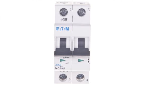 Afbryder 2P C 32A 15kA AC FAZ C32/2 278763