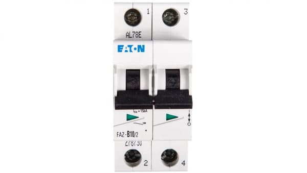 Sulake 2P B 10A 15kA AC FAZ B10/2 278730