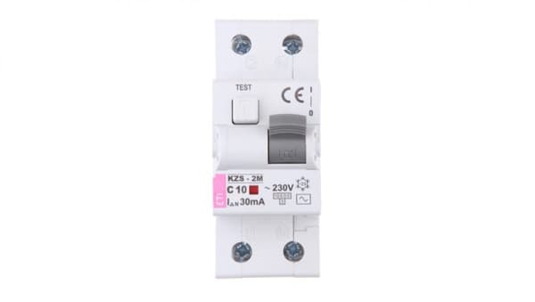 Differensafbryder 2P 10A C 0,03A type AC KZS-2M 002173122