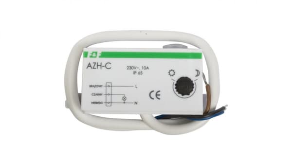 Skymningsrelä 10A 230V 2-1000lx miniatyrhölje IP65 AZH-C