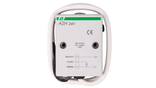 Skumringsrelæ 24V 2-1000lx IP65 hus AZH-24V