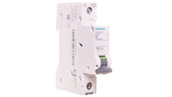 SENTRON 5SL6 1P C 2A 6kA AC 5SL6102-7 johdonsuojakatkaisija