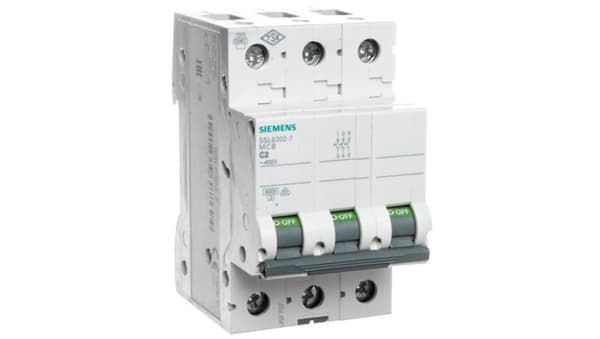 Afbryder 3P C 2A 6kA AC 5SL6302-7