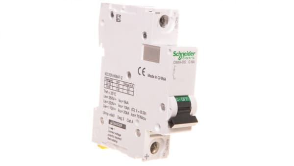 DC-brytare C60H-DC 1P 6A C 250V DC A9N61506