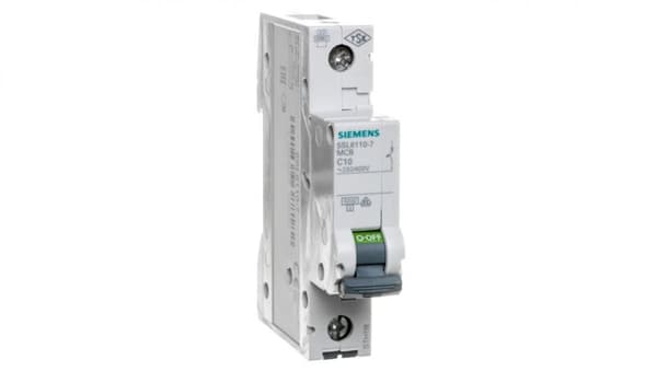 Afbryder SENTRON 5SL6 1P C 10A 6kA AC 5SL6110-7