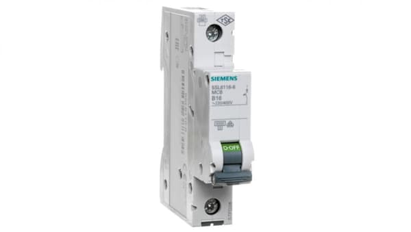 Afbryder 1P B 16A 6kA 230V SENTRON 5SL6116-6
