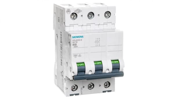 Afbryder 3P B 32A 6kA AC 5SL6332-6