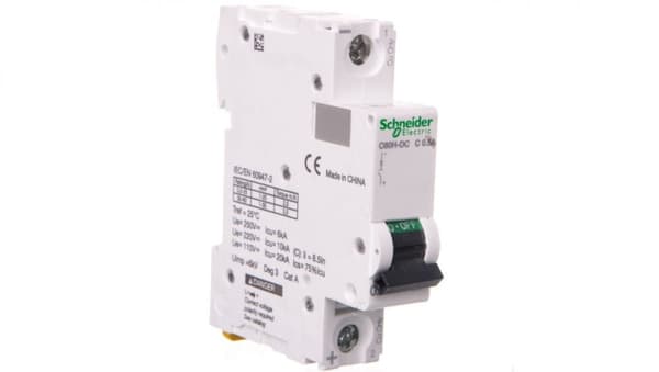 Afbryder, C60H, 1p, 0,5A, karakteristik C A9N61500