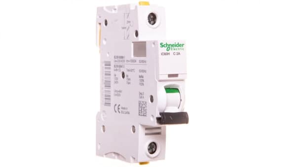 Katkaisija 1P C 2A 10kA AC iC60H-C2 A9F07102