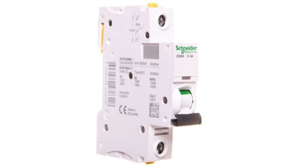 Katkaisija 1P C 4A 10kA AC iC60H-C4 A9F07104