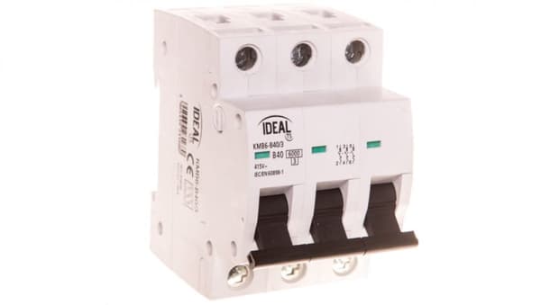 Afbryder 3P B 40A 6kA AC KMB6-B40/3 VDE 23168