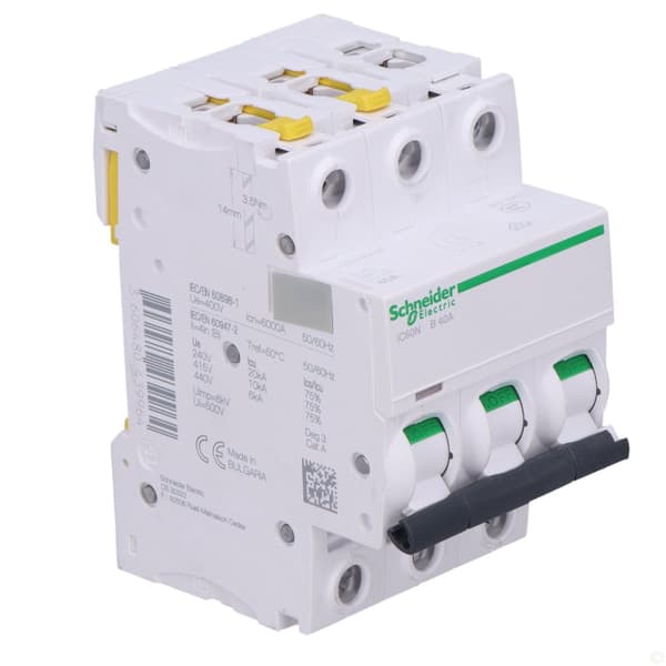 Afbryder iC60N-B40-3 B 40A 3-polet