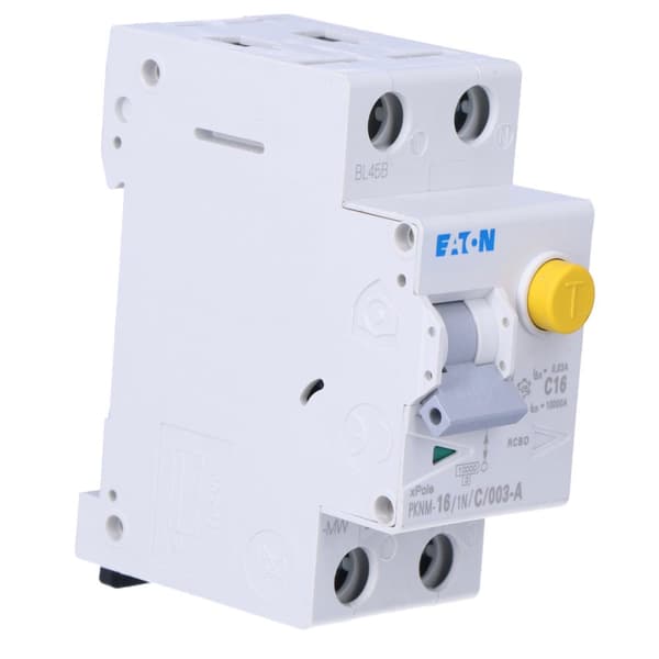 Säkring med differentialmodul 1+N-poler PKNM-16/1N/C/003-A-MW