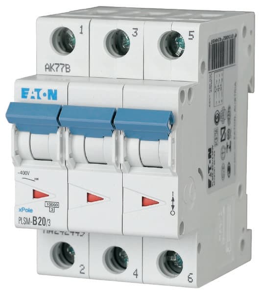 3-polet afbryder PLSM-C20/3-MW