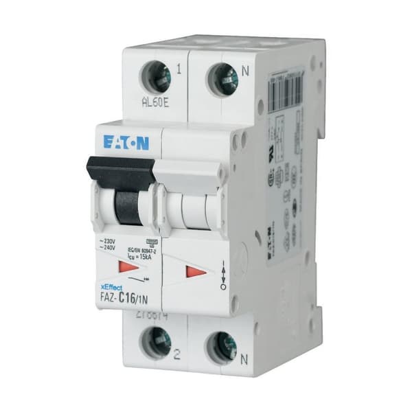 Afbryder serie 15kA 1+N-polet FAZ-B10/1N