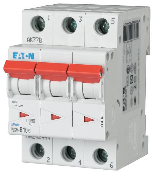 3-polet afbryder PLSM-C10/3-MW