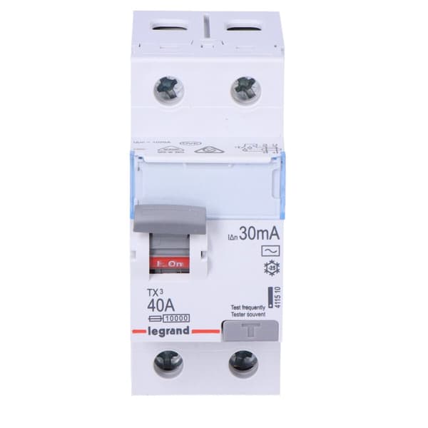 P302 2P 40A 30MA RCD-TYPE AC TX3