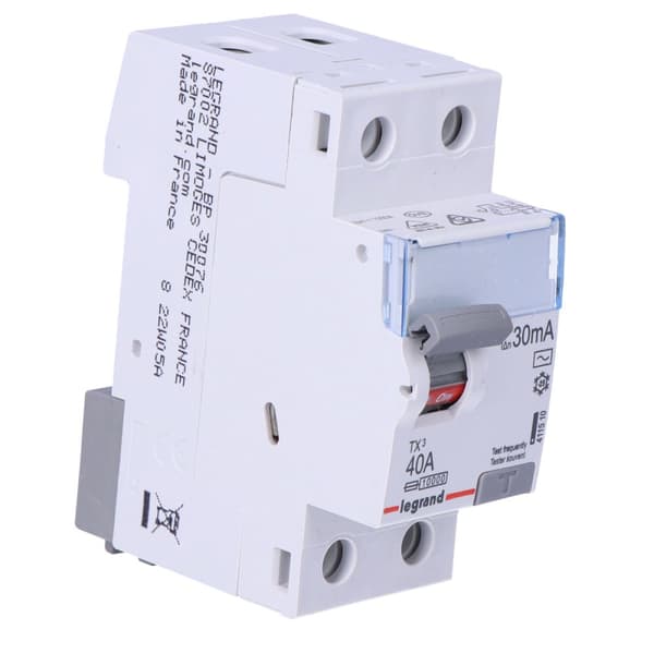 P302 2P 40A 30MA RCD-TYPE AC TX3