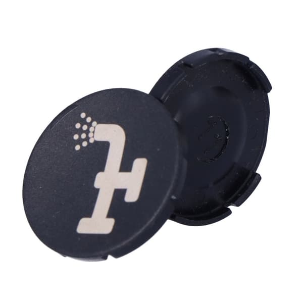 Knapindsats M22-XD-S-X16 flad sort med beskrivelse