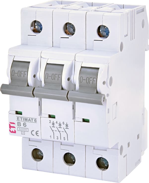 Afbryder ETIMAT 6 3p B6