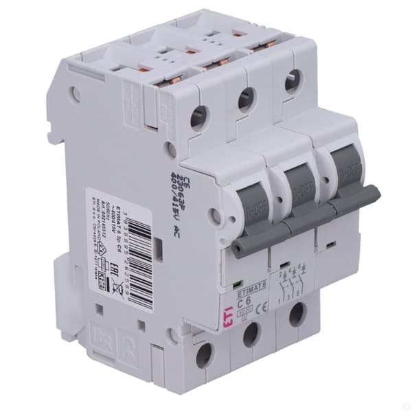 Afbryder ETIMAT 6 3p C6