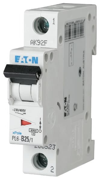Afbryder 6kA PL6-D25/1