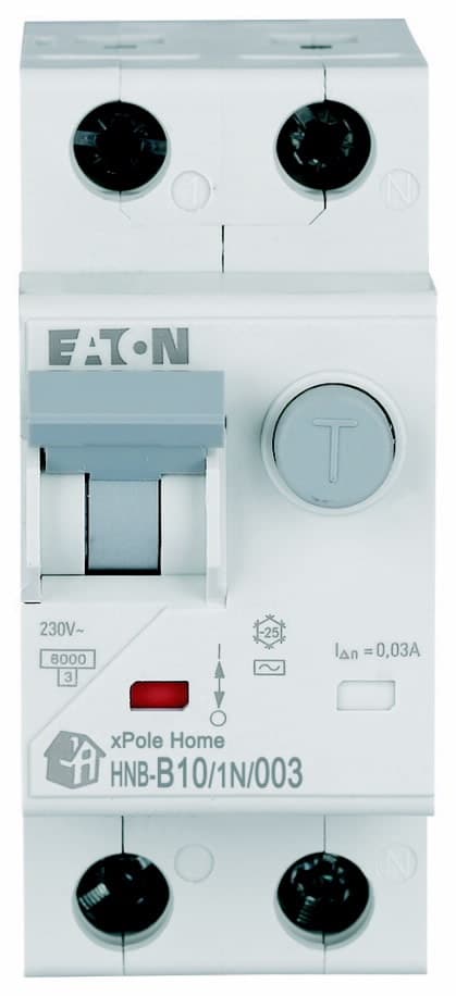 Kombineret afbryder 6kA type AC HNB-B10/1N/003