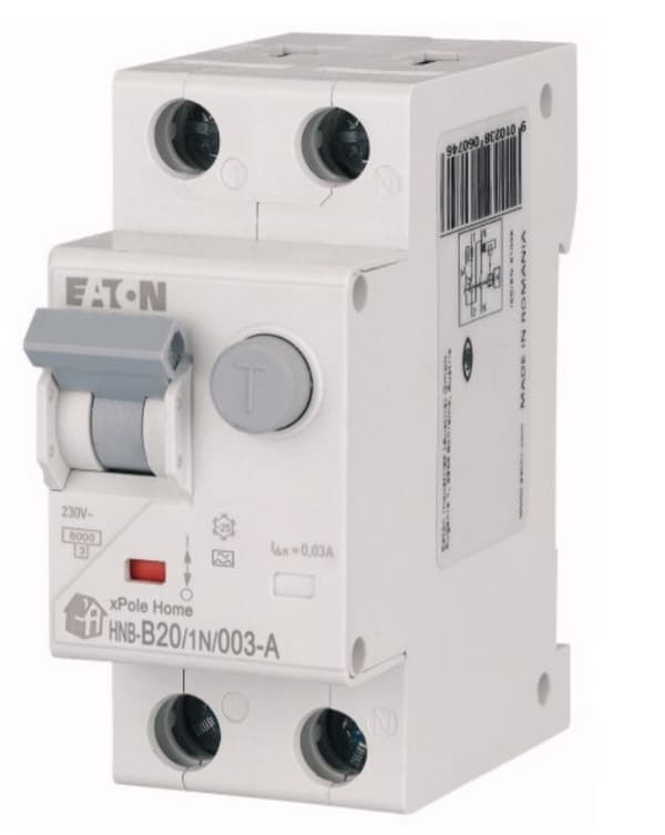 Kombineret afbryder 6kA type A HNB-B20/1N/003-A