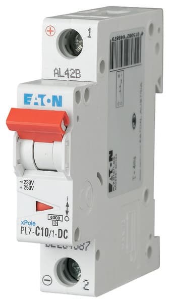 Afbryder 10kA DC PL7-C10/1-DC