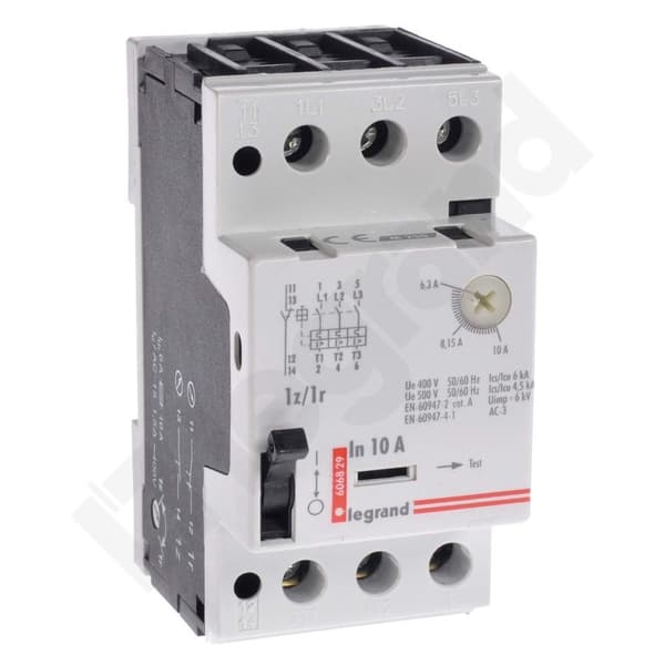 Motorafbryder M250 1Z/1R (6,3A - 10A)