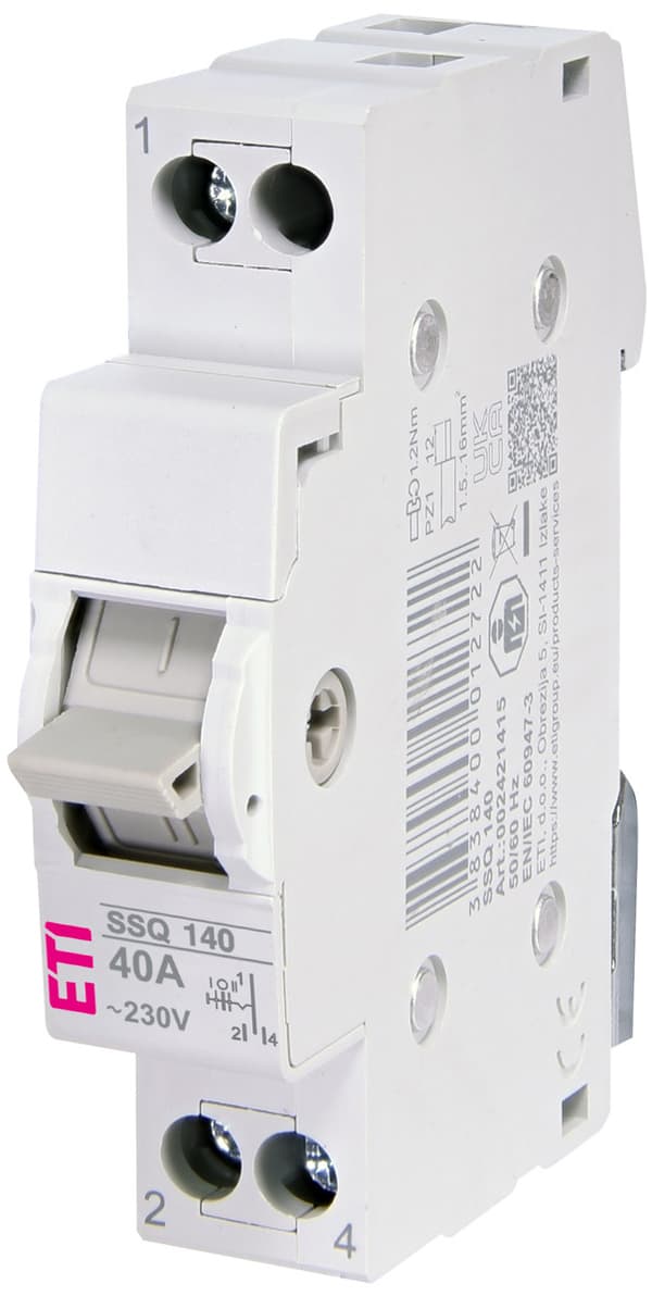 Modulær switch-netværksgenerator IO-II 40A 1-polet SSQ 140