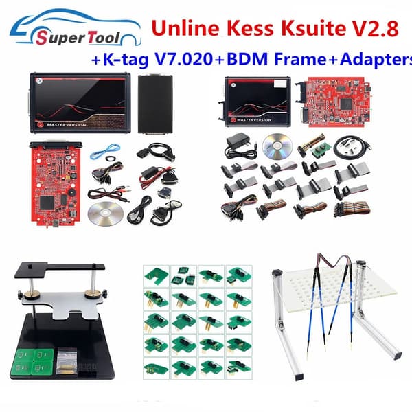ECU Tuning Kit, Ubegrænset Online Adgang, Fuld Chip Programmer, Kess K-tag