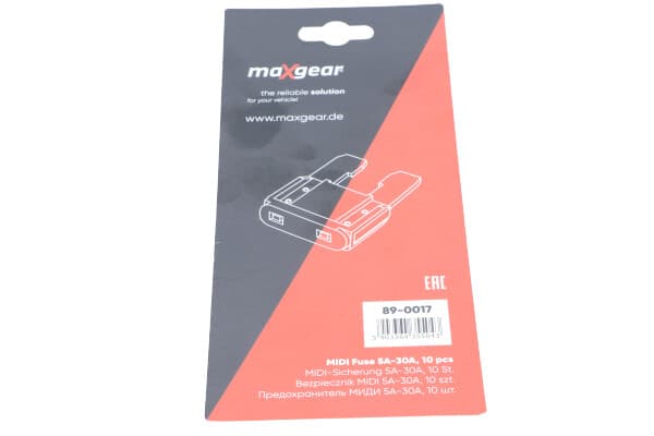 MAXGEAR MIDI BLADE SIKRINGER SÆT 5A-30A SÆT 10 STK.