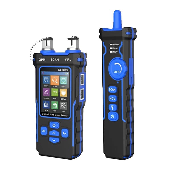 Kabel Tracker og Optisk Effektmåler Tester, POE Testfunktion, Visuel Fejlfinder,NF-8508