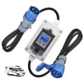 Miniatyrbillede 1 af 2: Mobil Digital El-måler, LCD Skærm, Vandtæt IP67,230V