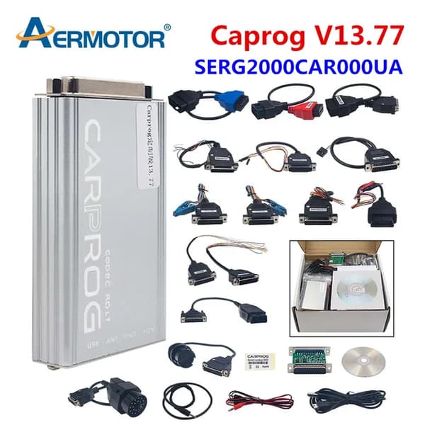 Carprog Programmer, Fuld Adaptere, Online Programmering, Carprog 1377