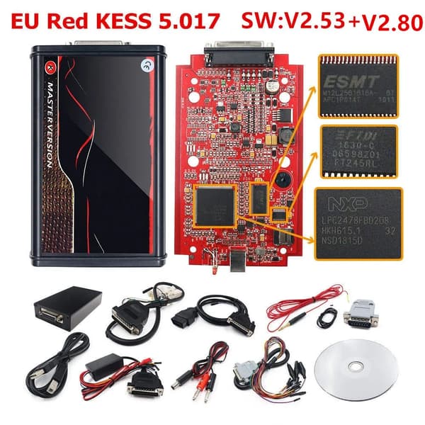 ECU Tuning Kit, Ubegrænset Online Adgang, Fuld Chip Programmer, KESS 5017 280