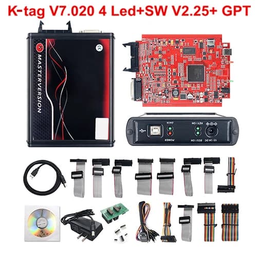 ECU Tuning Kit, Ubegrænset Online Adgang, Fuld Chip Programmer, K-TAG 7020 V225