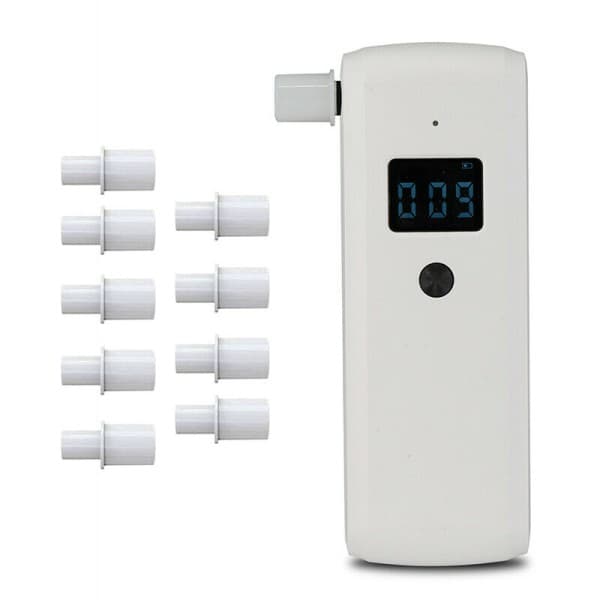 Bærbar Alkoholmåler Høj Nøjagtighed Alkohol Tester Professionel Breath Tester LED Skærm