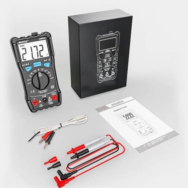 digital multimeter för allmänna ändamål, NCV 6000 räkningar, automatisk räckvidd