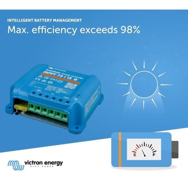 Victron Solar Regulator MPPT - 75/15 - 12/24V - 15A